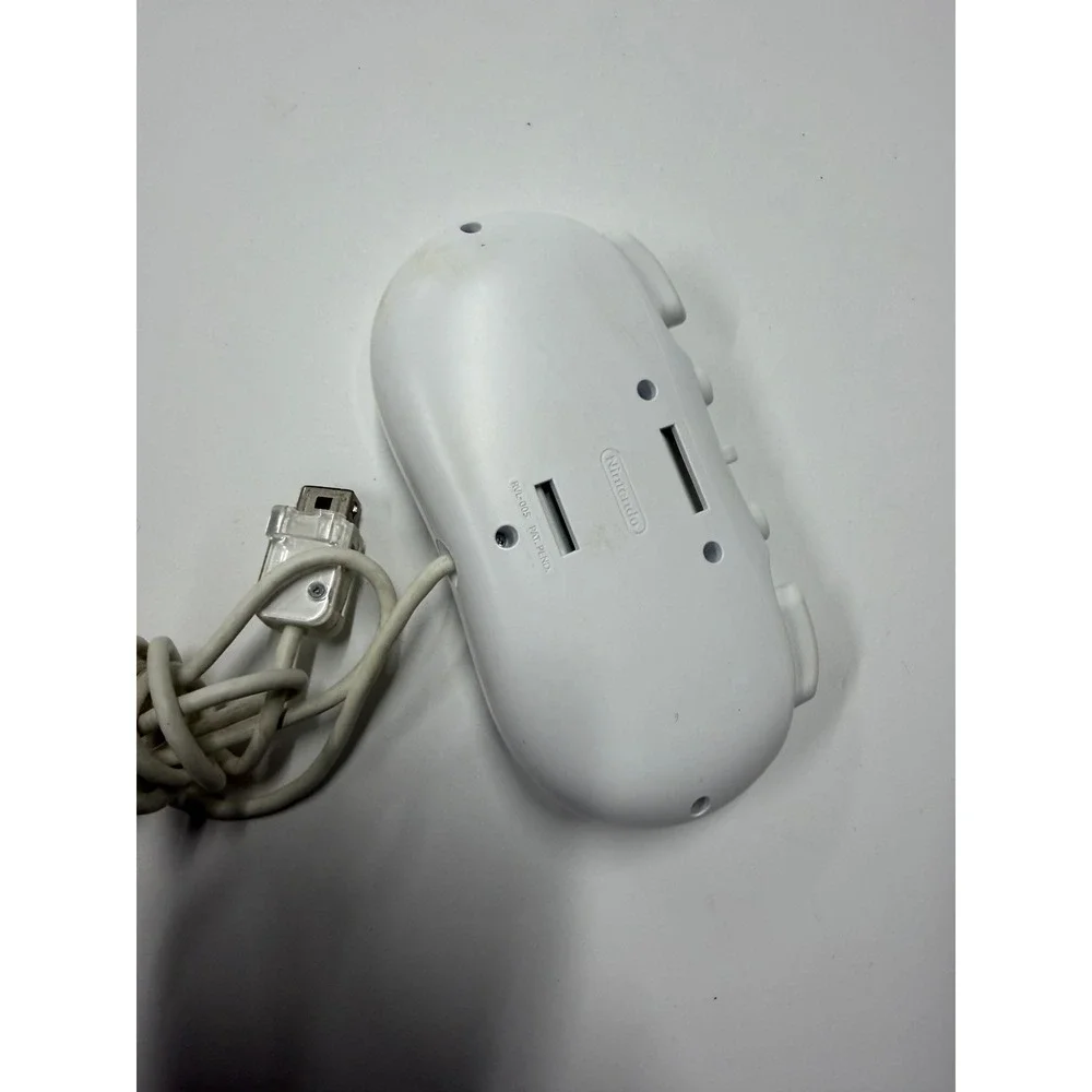 Nintendo Wii Classic Controller RVL-005 White OEM Wired Gamepad Genuine